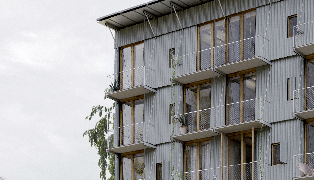 Visualisierung Fassade